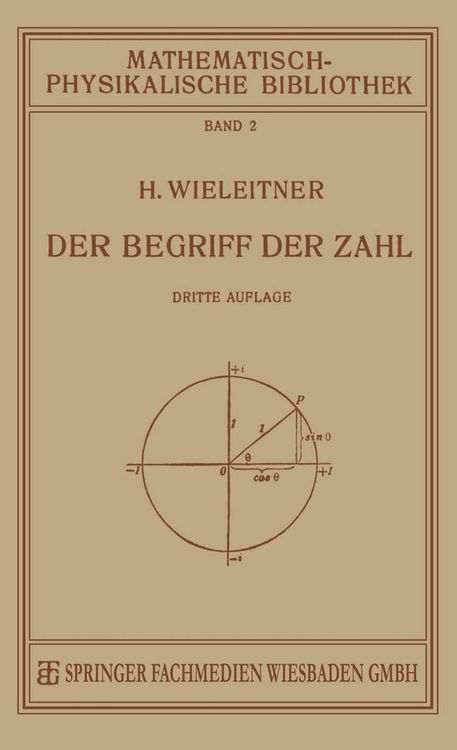 Produktbild: Der Begriff der Zahl in Seiner Logischen und Historischen Entwicklung