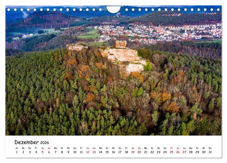 Produktbild: Pf&auml;lzer Burgen (Wandkalender 2026 DIN A4 quer), CALVENDO Monatskalender