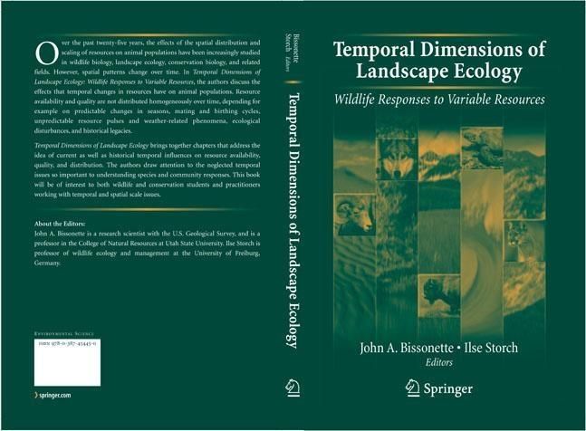 Produktbild: Temporal Dimensions of Landscape Ecology