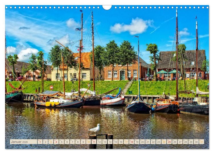 Produktbild: Reise an die Nordsee - Carolinensiel (Wandkalender 2026 DIN A3 quer), CALVENDO Monatskalender