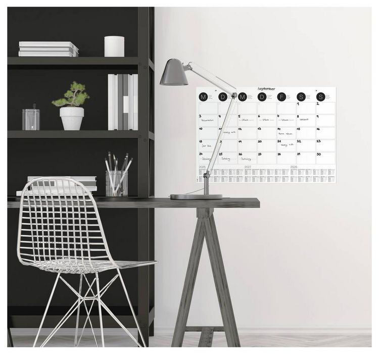 Produktbild: Sigel H6550 Schreibunterlage Papier Monatsplan (B x H) 59.50 cm x 41 cm 2026, 2027, 2028 12 Blatt