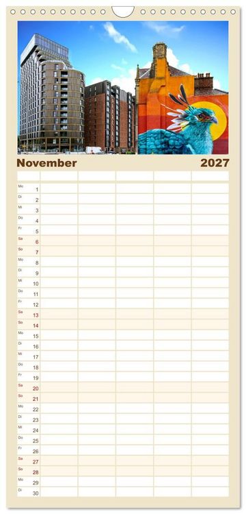 Produktbild: Familienplaner 2027 - Faszination Liverpool mit 5 Spalten (Wandkalender, 21 x 45 cm) CALVENDO