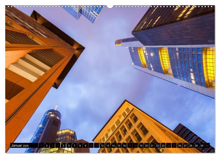 Produktbild: FRANKFURT Impressionen aus Mainhattan (Wandkalender 2026 DIN A2 quer), CALVENDO Monatskalender