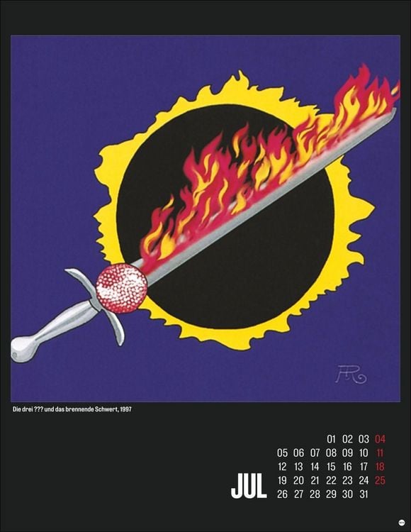 Produktbild: Die drei ??? Posterkalender 2027