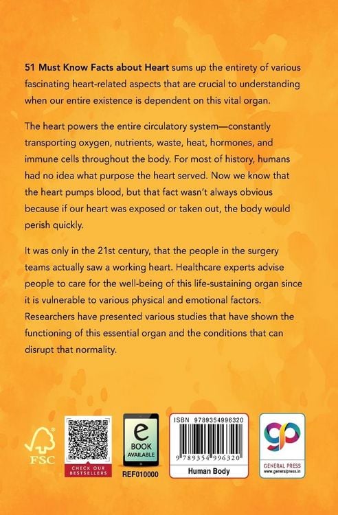 Produktbild: 51 Must Know Facts About Heart (General Press)