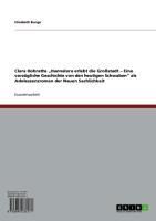 Produktbild: Clara Hohraths 'Hannelore erlebt die Gro&szlig;stadt - Eine vorz&uuml;gliche Geschichte von den heutigen Schwaben' als Adoleszenzroman der Neuen Sachlichkeit