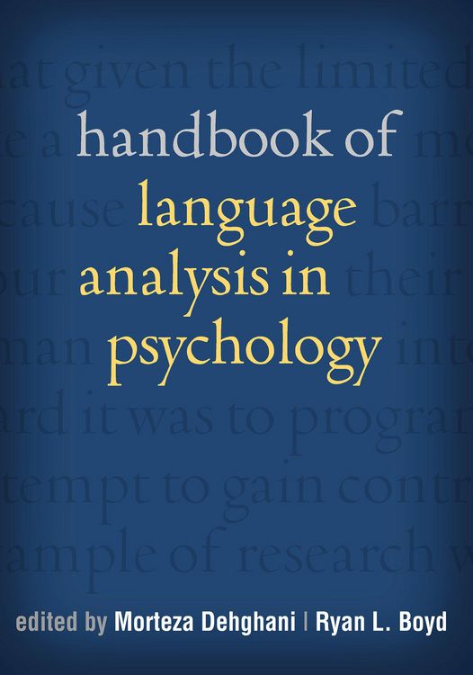 Produktbild: Handbook of Language Analysis in Psychology