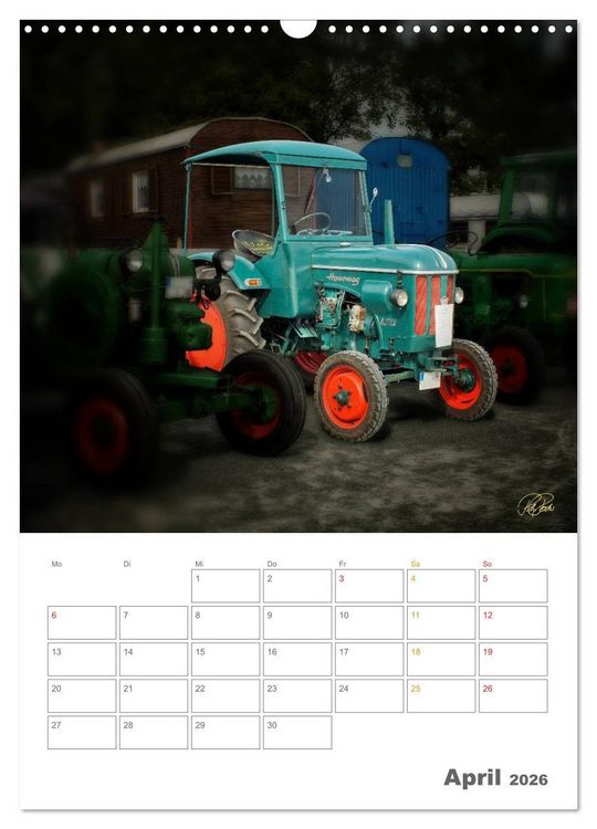 Produktbild: Oldtimer - mein Trecker (Wandkalender 2026 DIN A3 hoch), CALVENDO Monatskalender