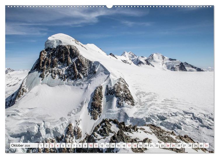 Produktbild: Matterhorn - Eiger, M&ouml;nch und Jungfrau: Rund um die zeitlosen Gipfel (hochwertiger Premium Wandkalender 2026 DIN A2 quer), Kunstdruck in Hochglanz