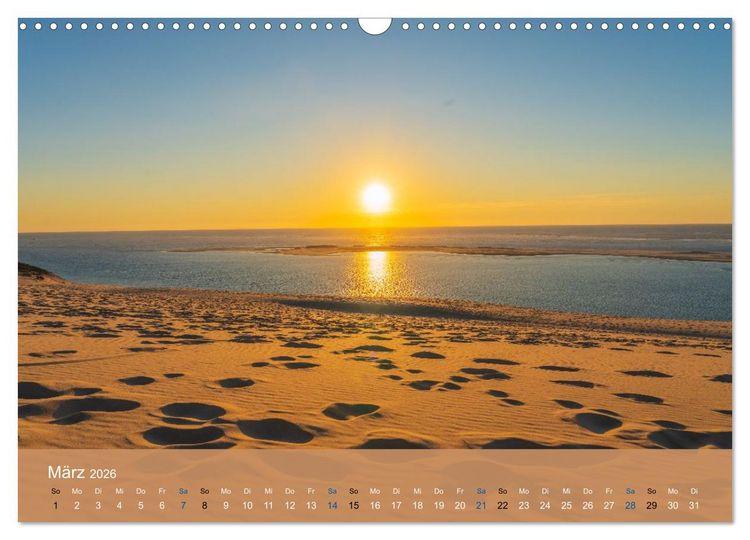 Produktbild: Die Bretagne - Sonne und das Meer (Wandkalender 2026 DIN A3 quer), CALVENDO Monatskalender
