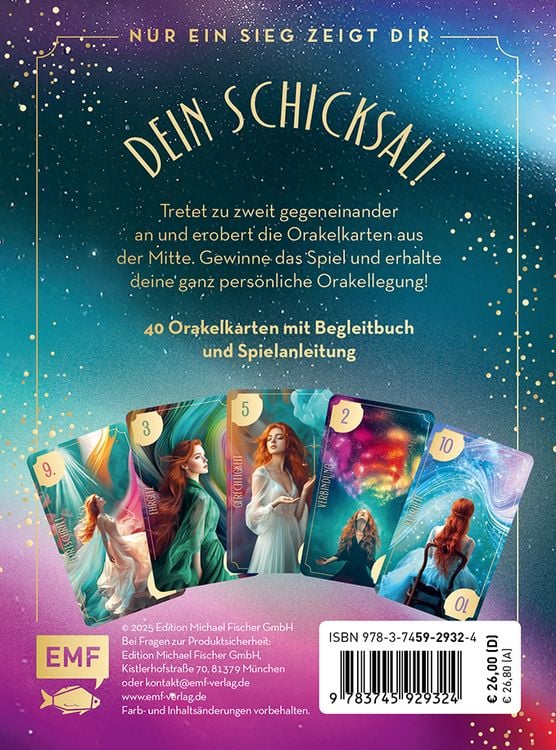 Produktbild: Orakel-Kartenset: Lumaris | Mit edlem Goldschnitt