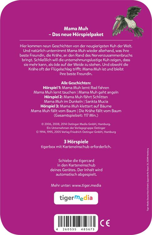 Produktbild: tigercards Multicard - Mamma Muh - 3 H&ouml;rspiele