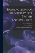 Produktbild: Transactions of the Society for British Entomology; v.11