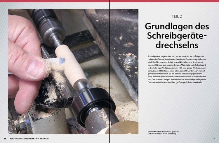 Produktbild: F&uuml;llfeder, Kugelschreiber & Stifte drechseln