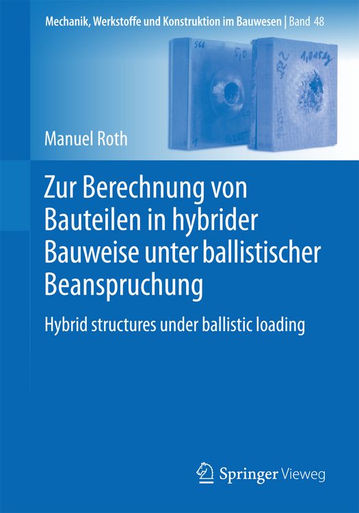 Produktbild: Zur Berechnung von Bauteilen in hybrider Bauweise unter ballistischer Beanspruchung