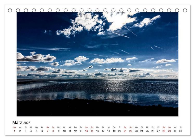 Produktbild: Friedrichskoog Spitze (Tischkalender 2026 DIN A5 quer), CALVENDO Monatskalender