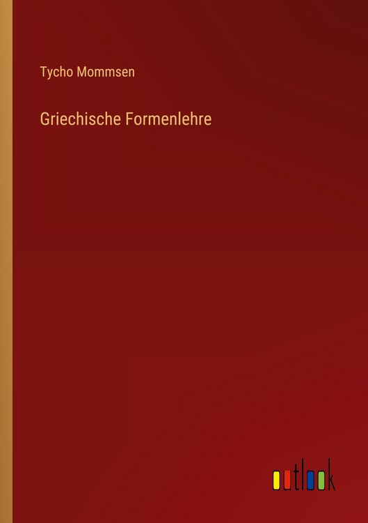 Produktbild: Griechische Formenlehre