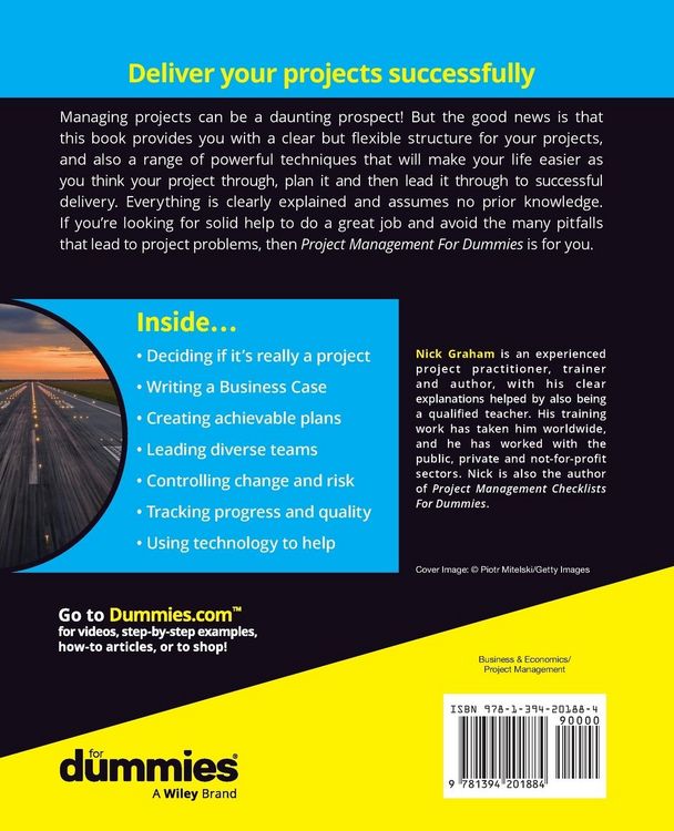 Produktbild: Project Management For Dummies - UK