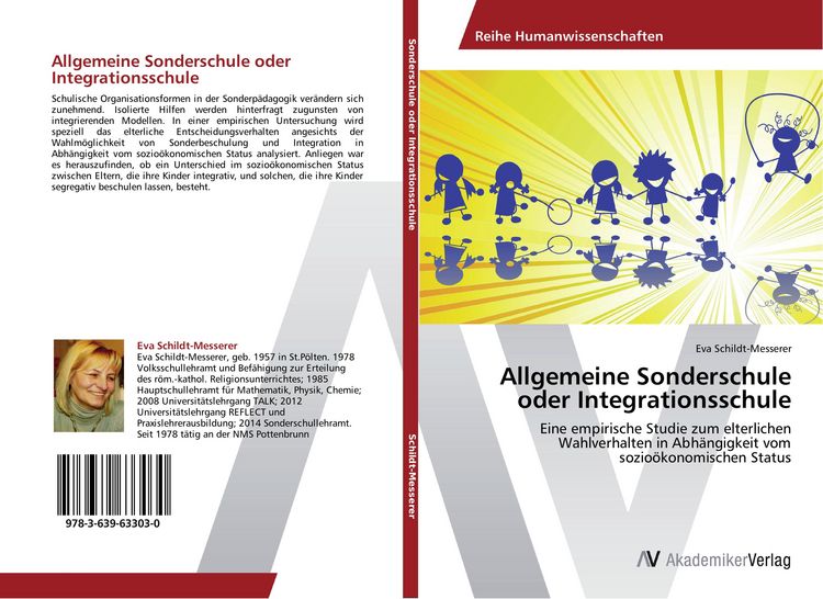 Produktbild: Allgemeine Sonderschule oder Integrationsschule