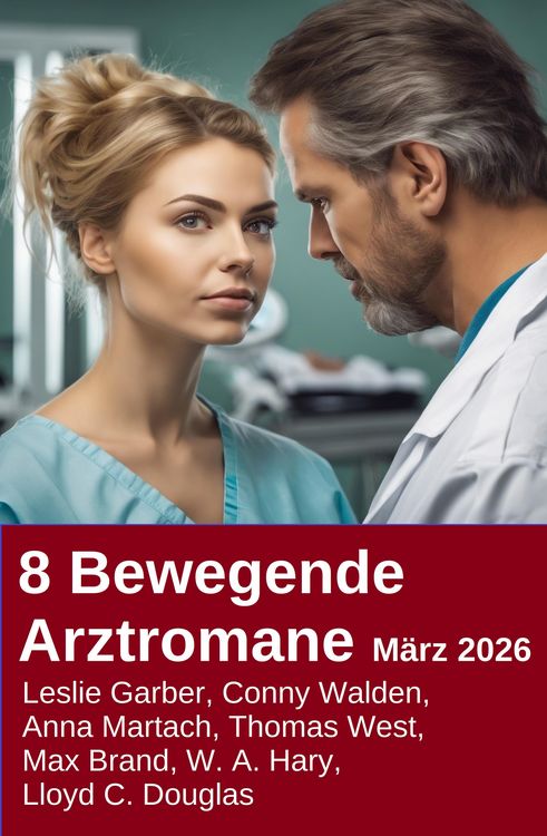 Produktbild: 8 Bewegende Arztromane M&auml;rz 2026