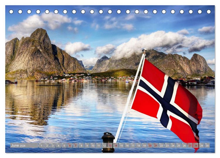 Produktbild: Lofoten Islands, Beauty of Nature (Desk Calendar 2026 DIN A5 landscape), CALVENDO 12 Month DeskCalendar