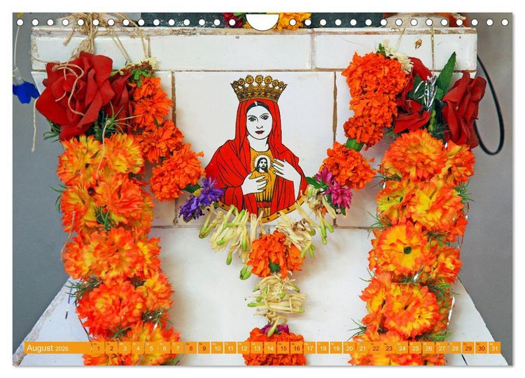 Produktbild: Indien - Das christliche Goa (Wandkalender 2026 DIN A4 quer), CALVENDO Monatskalender
