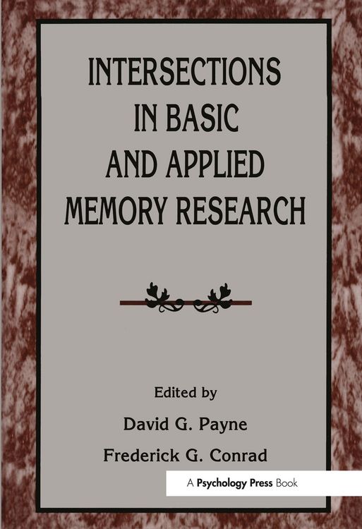 Produktbild: Intersections in Basic and Applied Memory Research