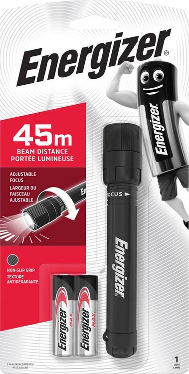 Produktbild: Energizer X-Focus 2AA LED Taschenlampe batteriebetrieben 50lm 100g