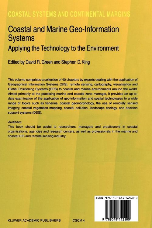 Produktbild: Coastal and Marine Geo-Information Systems