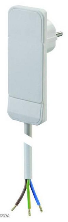 Produktbild: Bachmann 933.004 Strom Anschlusskabel 16 A Wei&szlig; 1.50 m H05VV-F 3G 1,5 mm&sup2;
