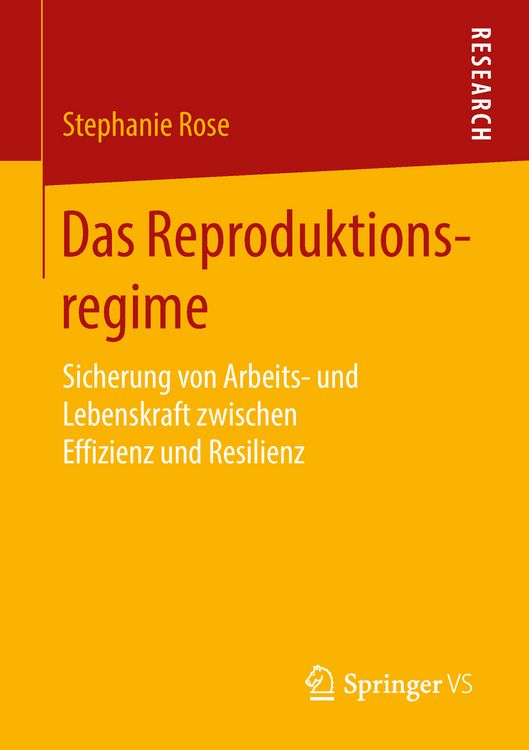Produktbild: Das Reproduktionsregime