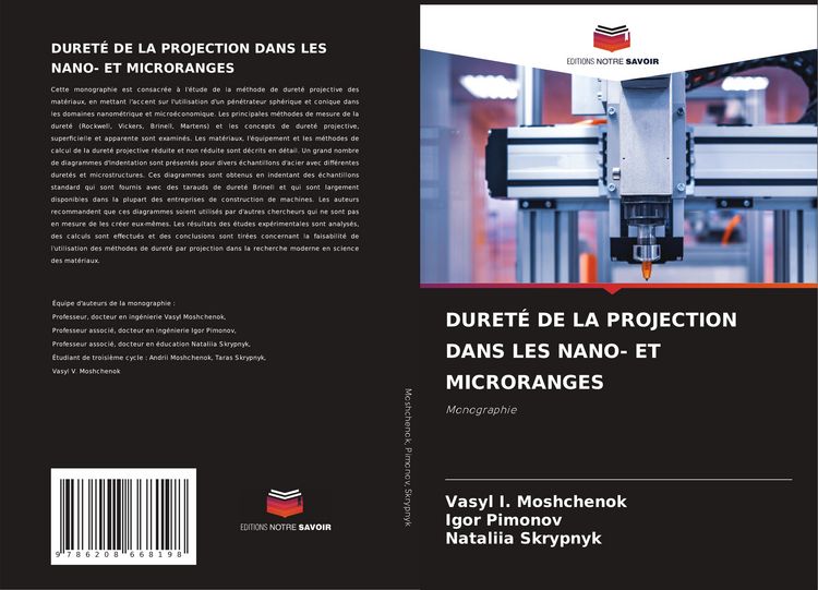 Produktbild: Duret&eacute; De La Projection Dans Les Nano- Et Microranges
