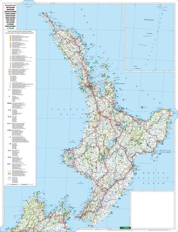 Produktbild: Neuseeland, Stra&szlig;enkarte 1:700.000, freytag & berndt