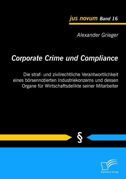 Produktbild: Corporate Crime und Compliance