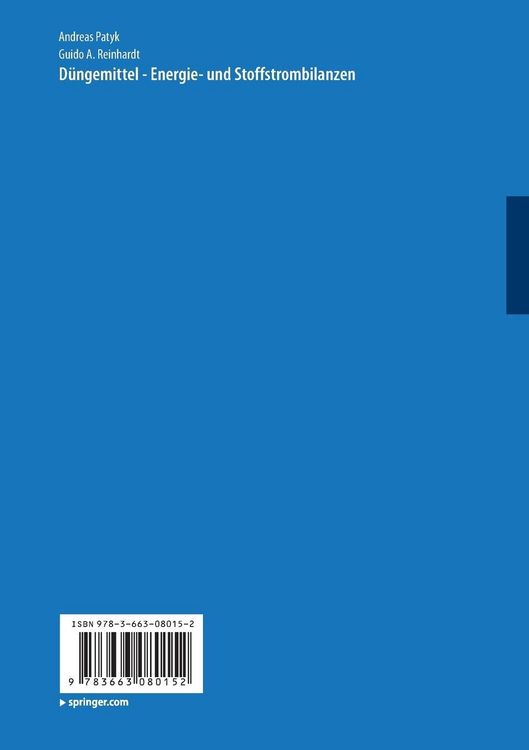 Produktbild: D&uuml;ngemittel &mdash; Energie- und Stoffstrombilanzen