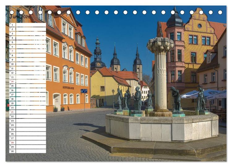 Produktbild: Lutherstadt Eisleben (Tischkalender 2026 DIN A5 quer), CALVENDO Monatskalender