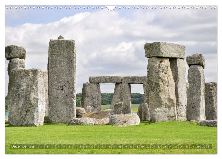 Produktbild: Mysterious Stonehenge (Wall Calendar 2026 DIN A3 landscape), CALVENDO 12 Month Wall Calendar