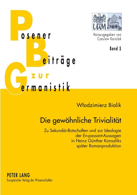 Produktbild: Die gew&ouml;hnliche Trivialit&auml;t