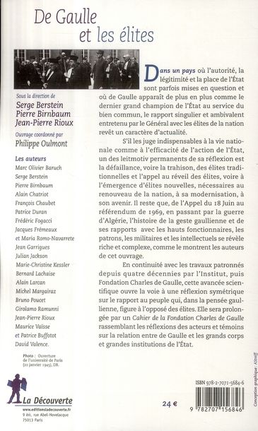 Produktbild: De Gaulle et les Elites