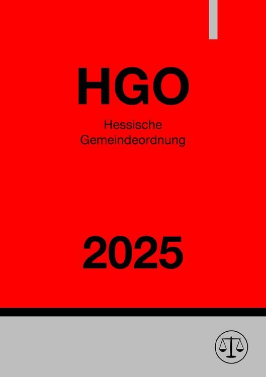 Produktbild: Hessische Gemeindeordnung - HGO 2025