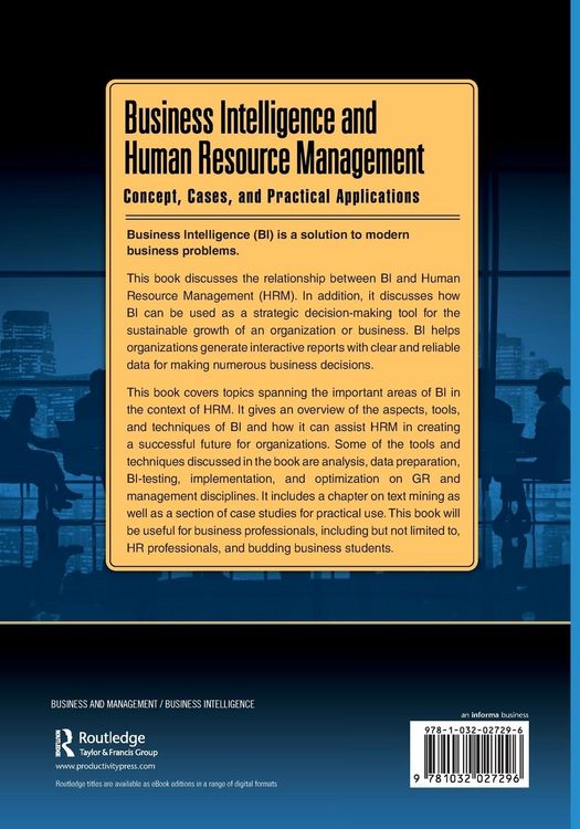 Produktbild: Business Intelligence and Human Resource Management