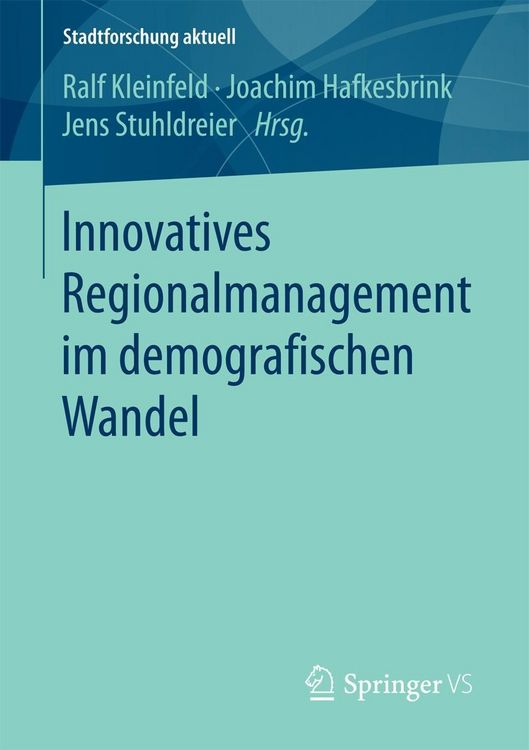 Produktbild: Innovatives Regionalmanagement im demografischen Wandel