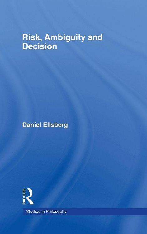 Produktbild: Risk, Ambiguity and Decision
