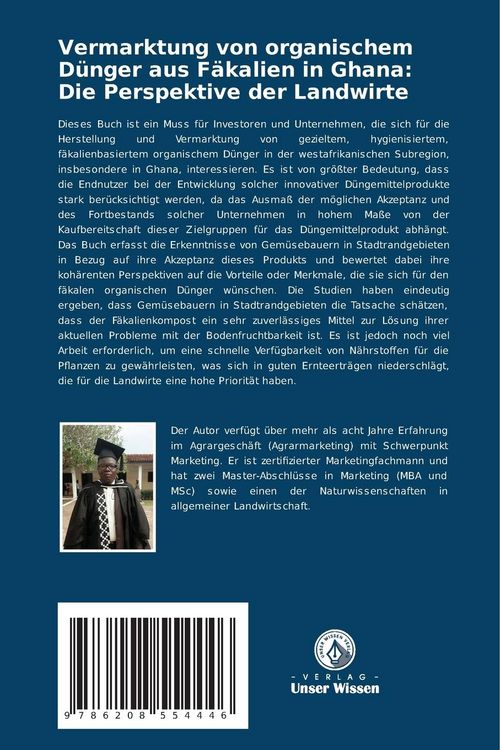 Produktbild: Vermarktung von organischem D&uuml;nger aus F&auml;kalien in Ghana: Die Perspektive der Landwirte