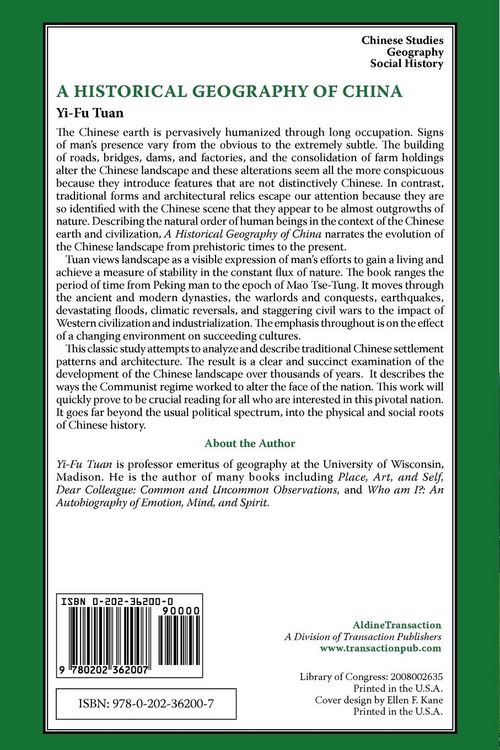 Produktbild: A Historical Geography of China