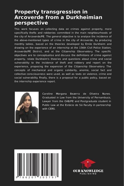 Produktbild: Property transgression in Arcoverde from a Durkheimian perspective