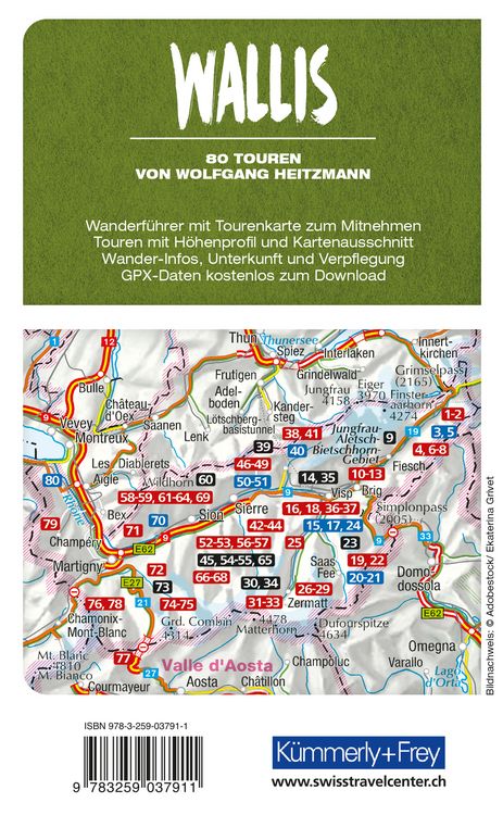 Produktbild: K&uuml;mmerly+Frey Wanderf&uuml;hrer Wallis