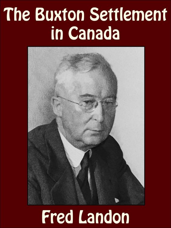 Produktbild: The Buxton Settlement in Canada