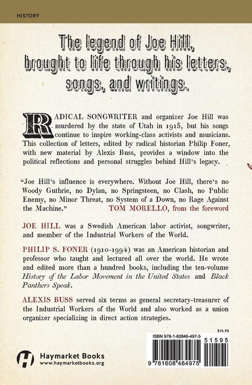 Produktbild: The Letters of Joe Hill