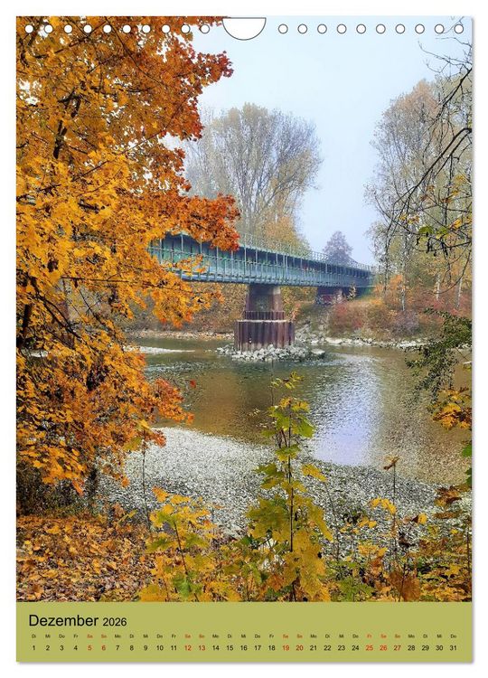 Produktbild: Momente des Herbstes (Wandkalender 2026 DIN A4 hoch), CALVENDO Monatskalender